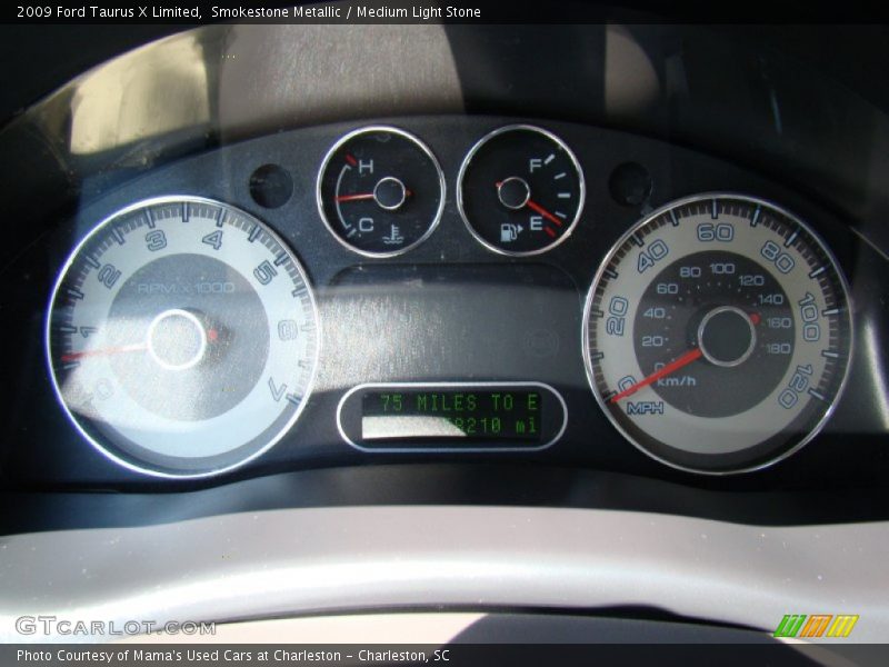 Smokestone Metallic / Medium Light Stone 2009 Ford Taurus X Limited