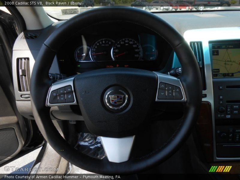 Black Raven / Ebony 2008 Cadillac STS V8