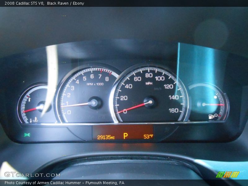 Black Raven / Ebony 2008 Cadillac STS V8