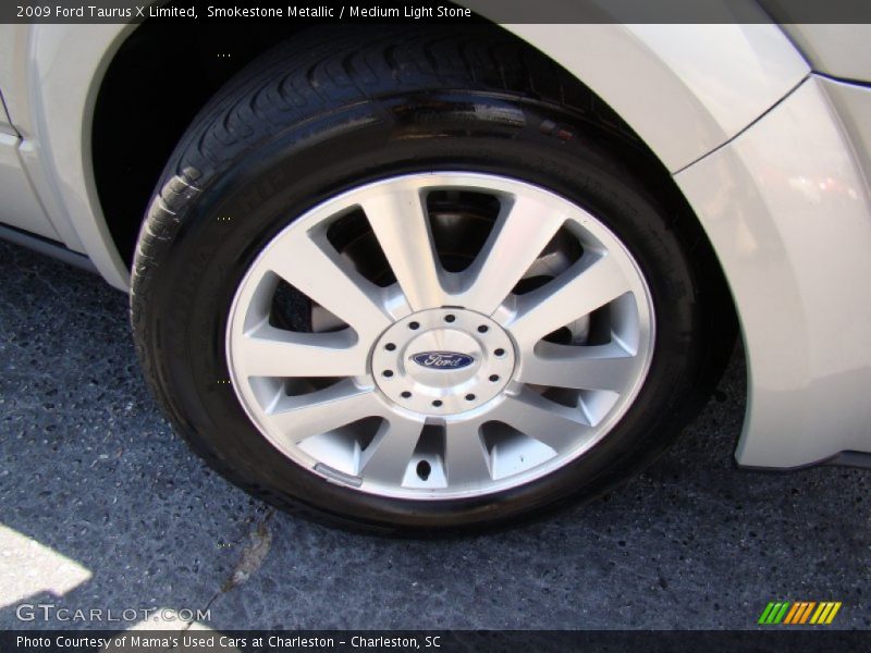 Smokestone Metallic / Medium Light Stone 2009 Ford Taurus X Limited