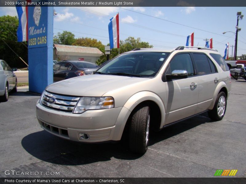 Smokestone Metallic / Medium Light Stone 2009 Ford Taurus X Limited