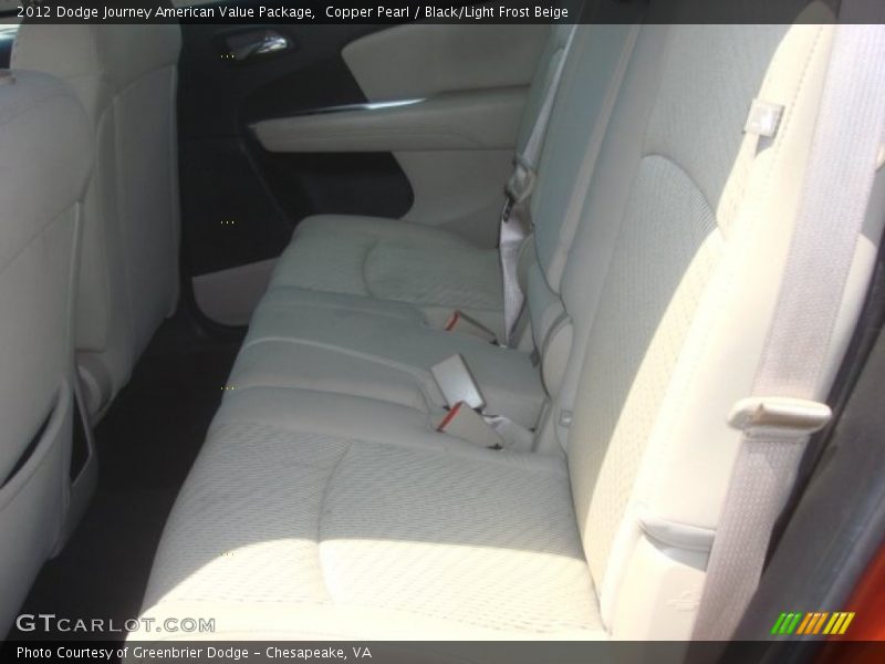 Copper Pearl / Black/Light Frost Beige 2012 Dodge Journey American Value Package