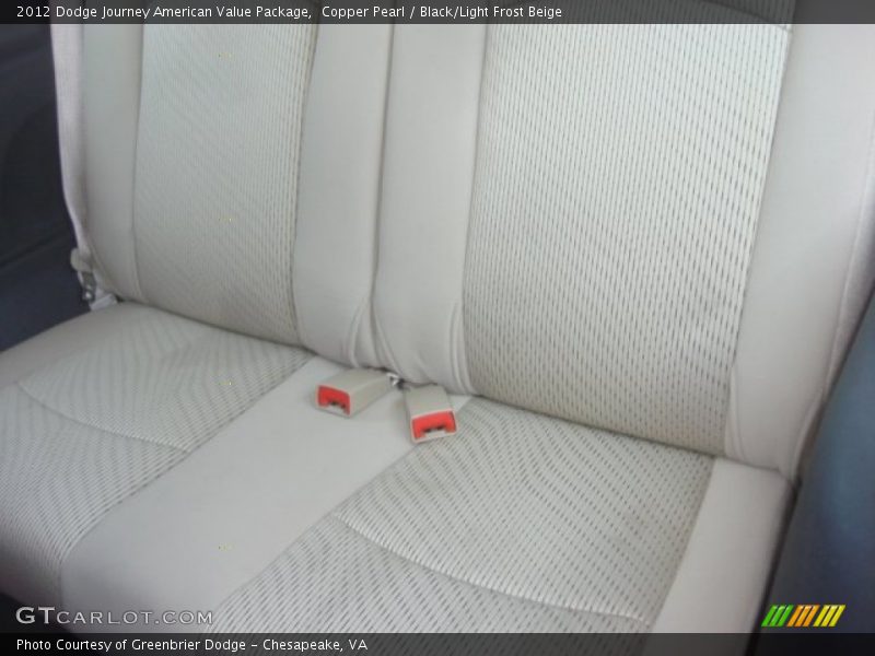 Copper Pearl / Black/Light Frost Beige 2012 Dodge Journey American Value Package