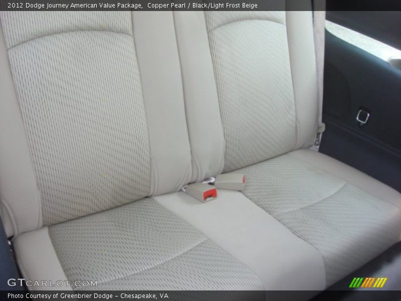 Copper Pearl / Black/Light Frost Beige 2012 Dodge Journey American Value Package