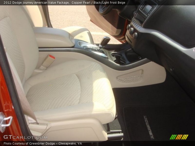Copper Pearl / Black/Light Frost Beige 2012 Dodge Journey American Value Package