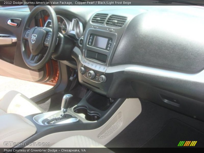 Copper Pearl / Black/Light Frost Beige 2012 Dodge Journey American Value Package