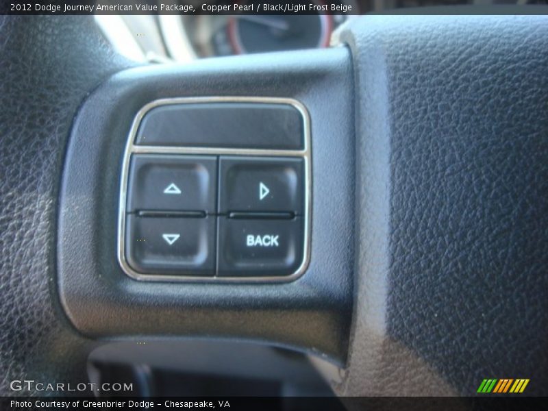 Copper Pearl / Black/Light Frost Beige 2012 Dodge Journey American Value Package