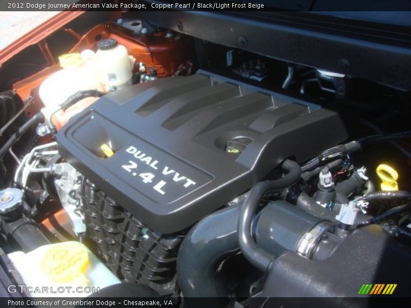 Copper Pearl / Black/Light Frost Beige 2012 Dodge Journey American Value Package