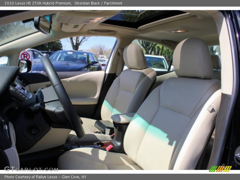 Obsidian Black / Parchment 2010 Lexus HS 250h Hybrid Premium
