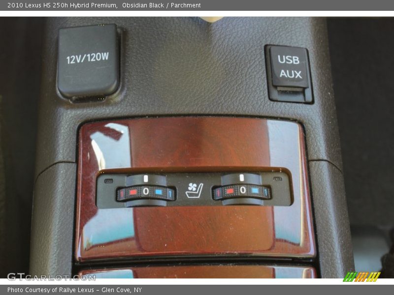 Obsidian Black / Parchment 2010 Lexus HS 250h Hybrid Premium