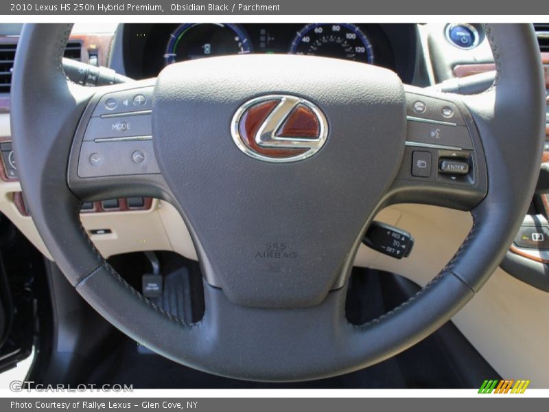 Obsidian Black / Parchment 2010 Lexus HS 250h Hybrid Premium