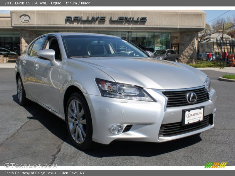 Liquid Platinum / Black 2013 Lexus GS 350 AWD