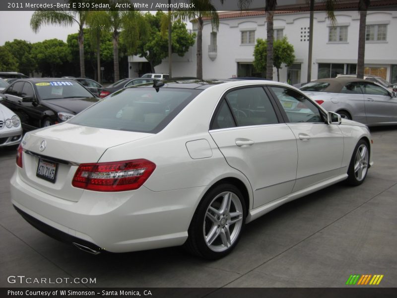 Arctic White / Almond/Black 2011 Mercedes-Benz E 350 Sedan