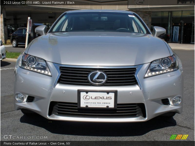 Liquid Platinum / Black 2013 Lexus GS 350 AWD