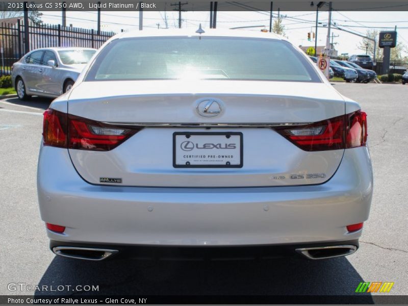 Liquid Platinum / Black 2013 Lexus GS 350 AWD