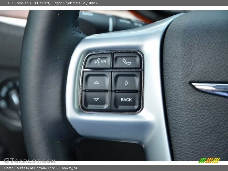 Bright Silver Metallic / Black 2012 Chrysler 300 Limited