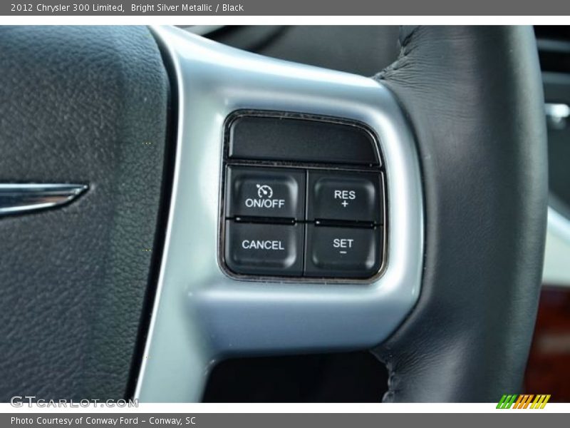 Bright Silver Metallic / Black 2012 Chrysler 300 Limited