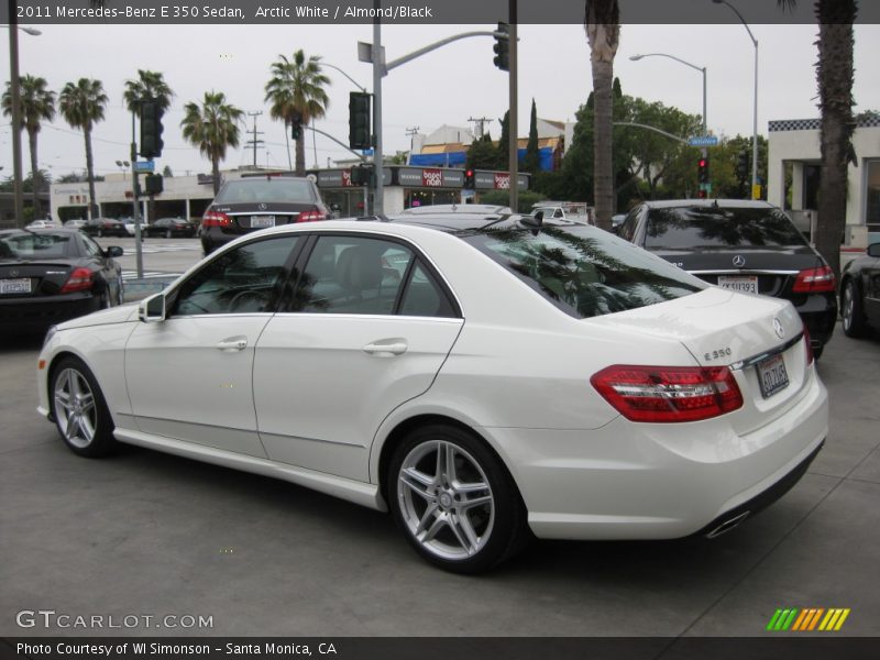 Arctic White / Almond/Black 2011 Mercedes-Benz E 350 Sedan