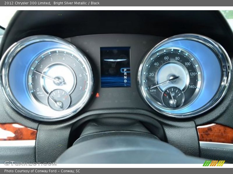 Bright Silver Metallic / Black 2012 Chrysler 300 Limited