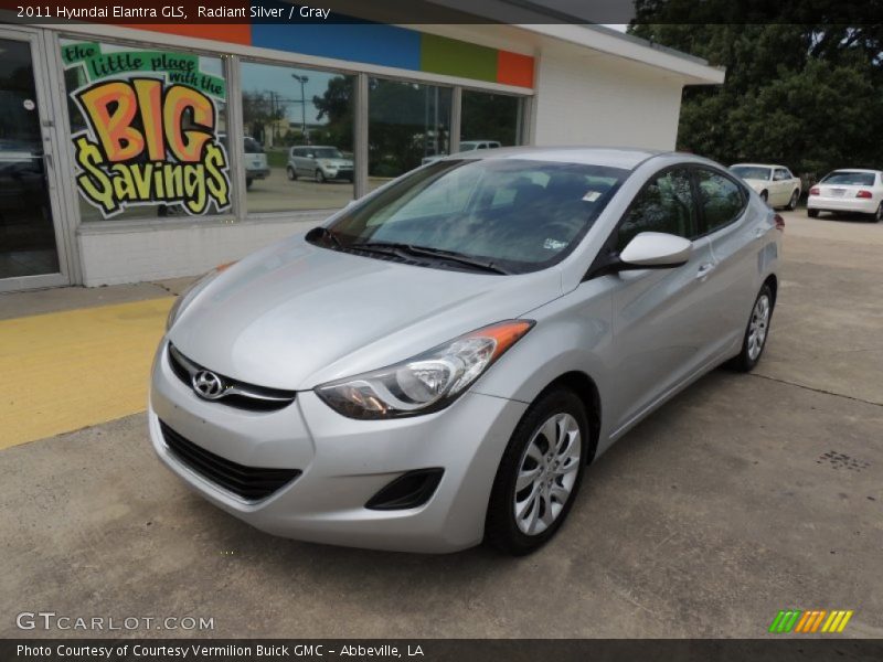 Radiant Silver / Gray 2011 Hyundai Elantra GLS