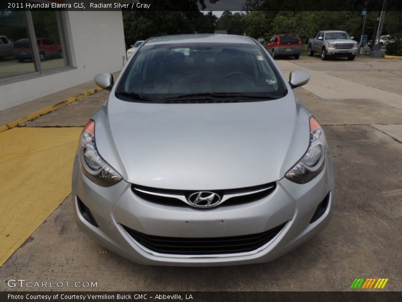 Radiant Silver / Gray 2011 Hyundai Elantra GLS