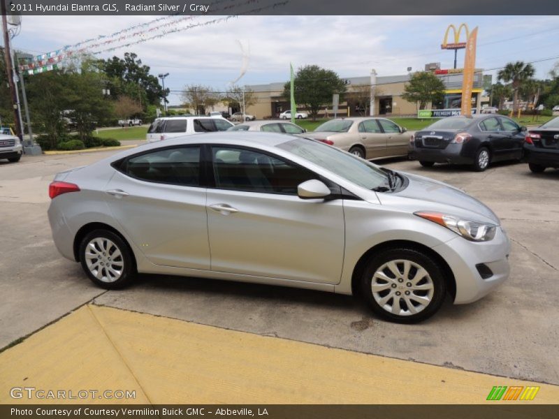 Radiant Silver / Gray 2011 Hyundai Elantra GLS