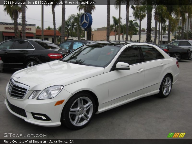 Arctic White / Almond/Black 2011 Mercedes-Benz E 350 Sedan