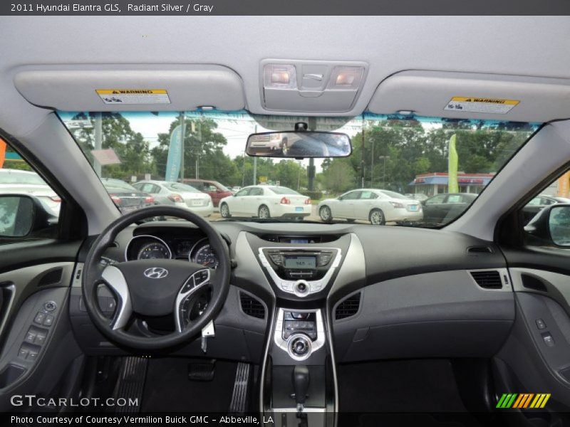 Radiant Silver / Gray 2011 Hyundai Elantra GLS