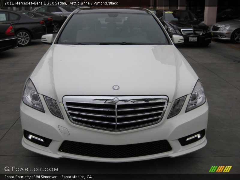 Arctic White / Almond/Black 2011 Mercedes-Benz E 350 Sedan