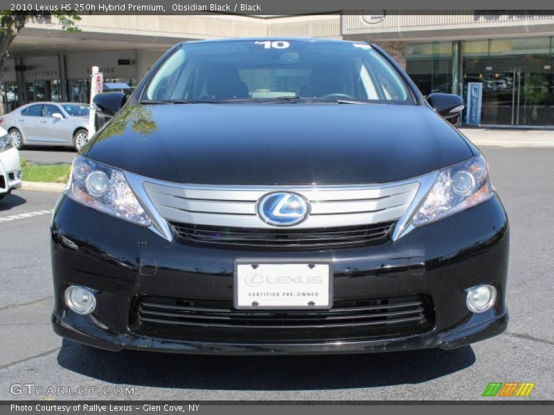 Obsidian Black / Black 2010 Lexus HS 250h Hybrid Premium