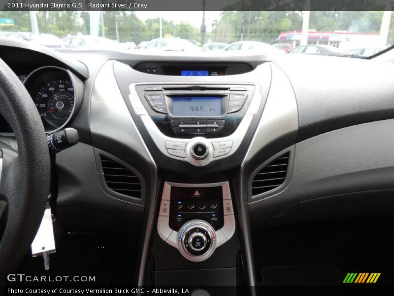 Radiant Silver / Gray 2011 Hyundai Elantra GLS