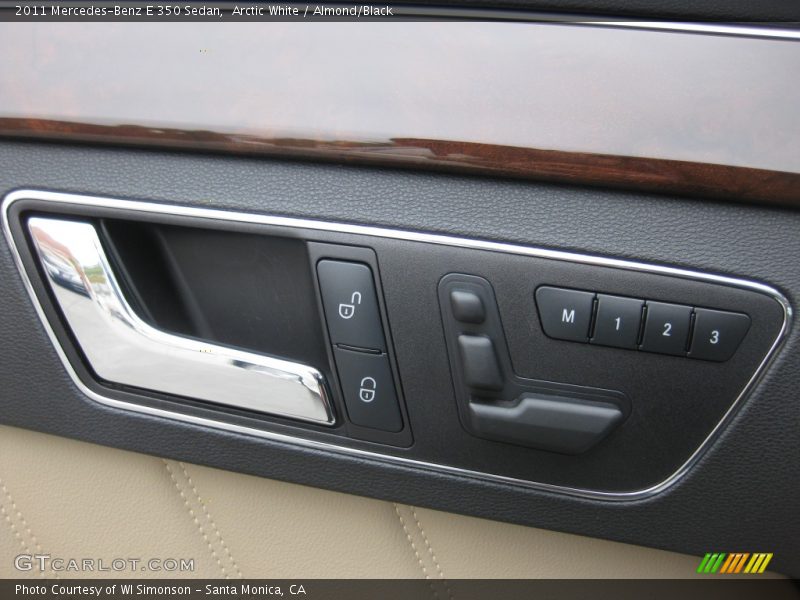 Arctic White / Almond/Black 2011 Mercedes-Benz E 350 Sedan