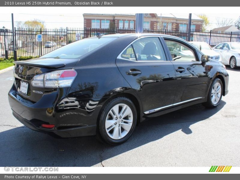 Obsidian Black / Black 2010 Lexus HS 250h Hybrid Premium