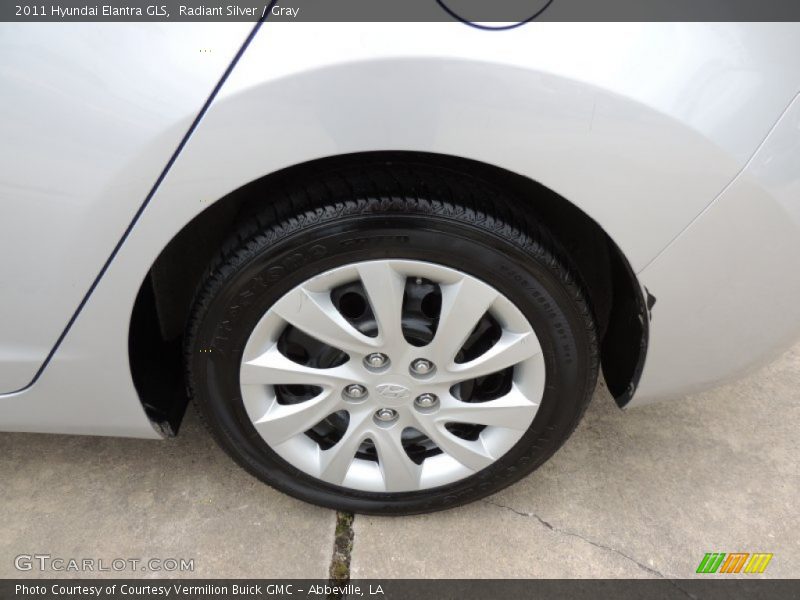 Radiant Silver / Gray 2011 Hyundai Elantra GLS
