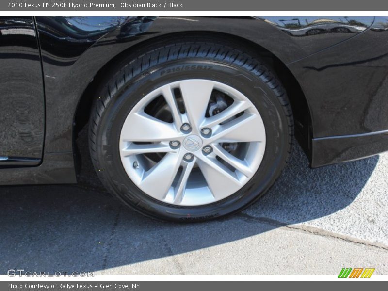 Obsidian Black / Black 2010 Lexus HS 250h Hybrid Premium