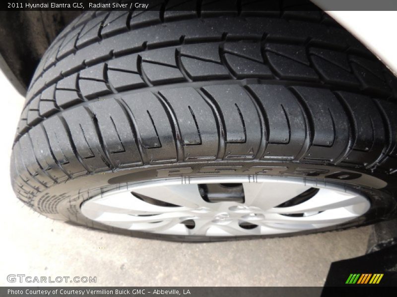 Radiant Silver / Gray 2011 Hyundai Elantra GLS