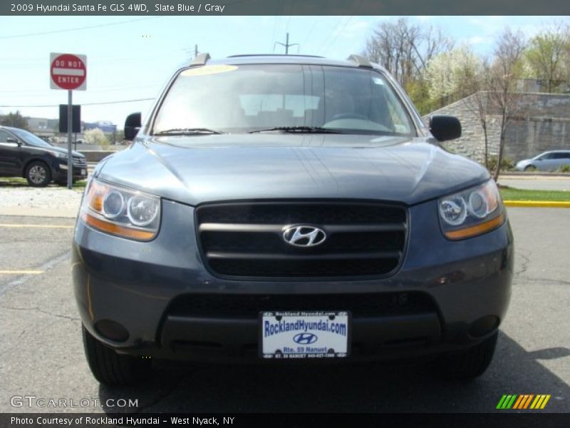 Slate Blue / Gray 2009 Hyundai Santa Fe GLS 4WD