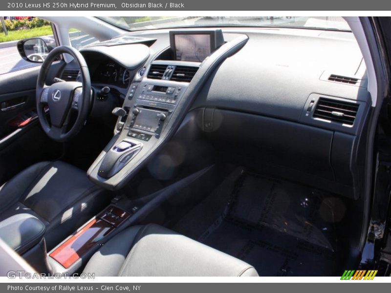 Obsidian Black / Black 2010 Lexus HS 250h Hybrid Premium