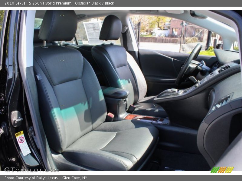 Obsidian Black / Black 2010 Lexus HS 250h Hybrid Premium