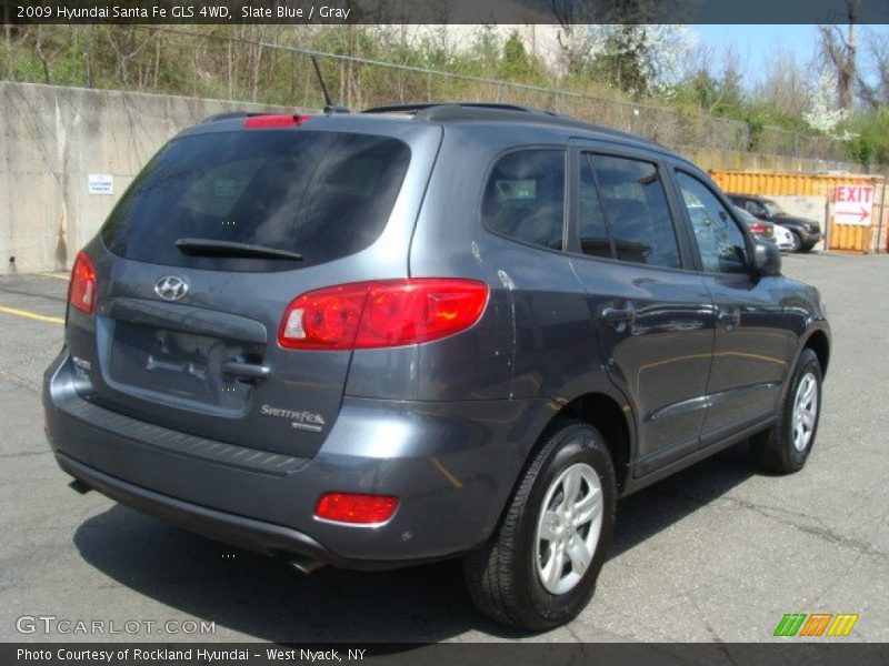 Slate Blue / Gray 2009 Hyundai Santa Fe GLS 4WD