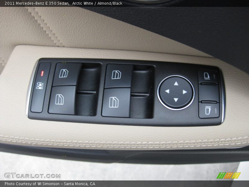 Arctic White / Almond/Black 2011 Mercedes-Benz E 350 Sedan