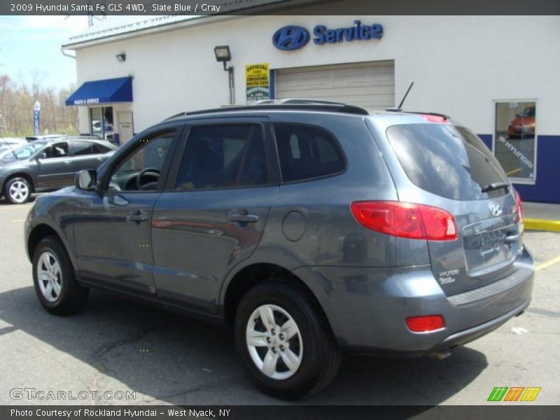 Slate Blue / Gray 2009 Hyundai Santa Fe GLS 4WD