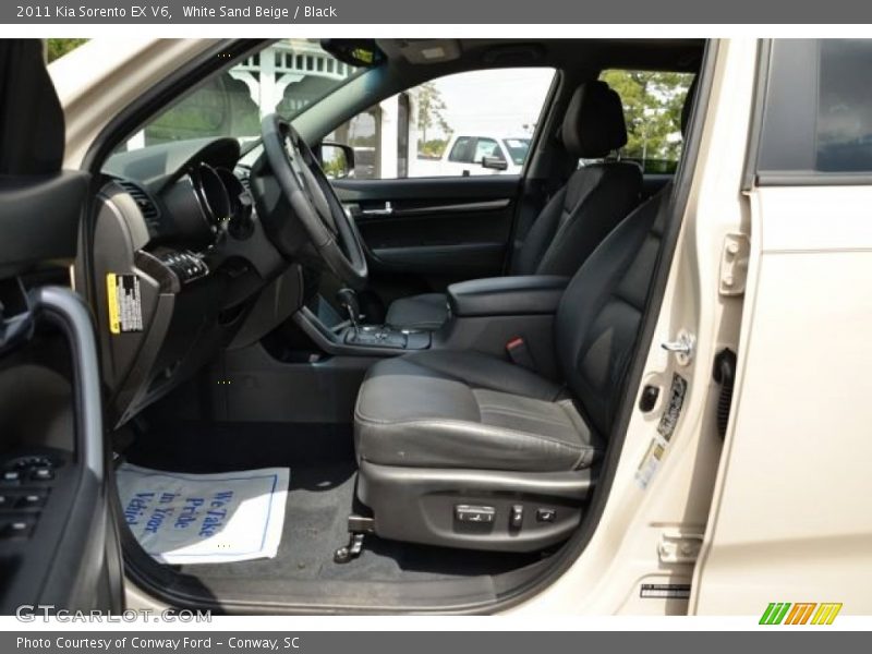 White Sand Beige / Black 2011 Kia Sorento EX V6