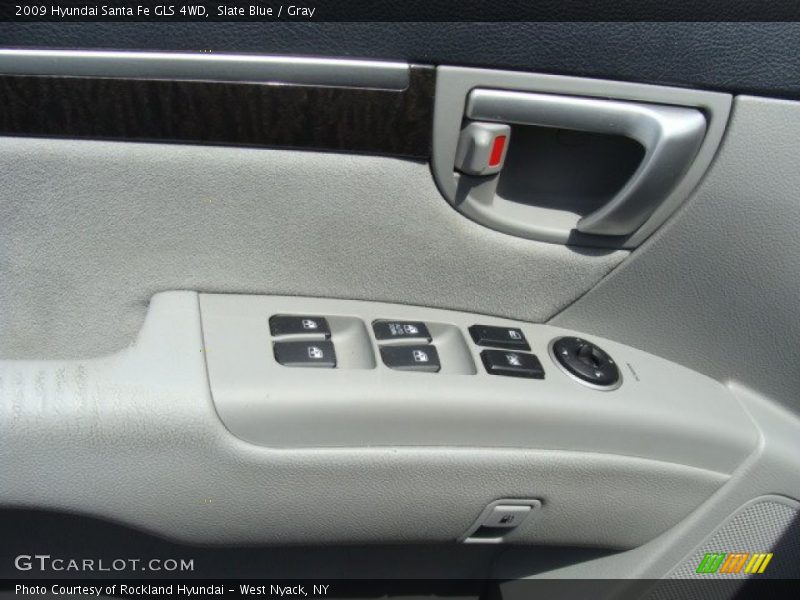 Slate Blue / Gray 2009 Hyundai Santa Fe GLS 4WD