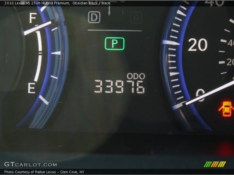 Obsidian Black / Black 2010 Lexus HS 250h Hybrid Premium