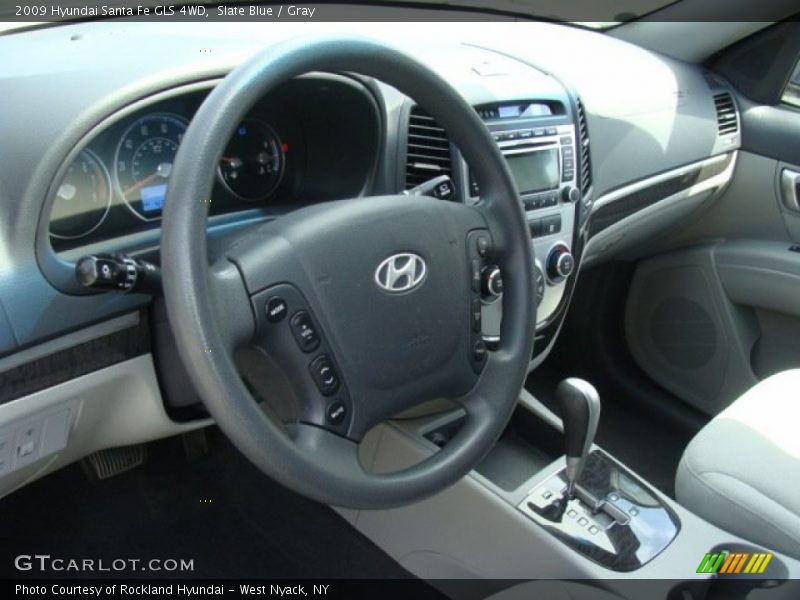 Slate Blue / Gray 2009 Hyundai Santa Fe GLS 4WD