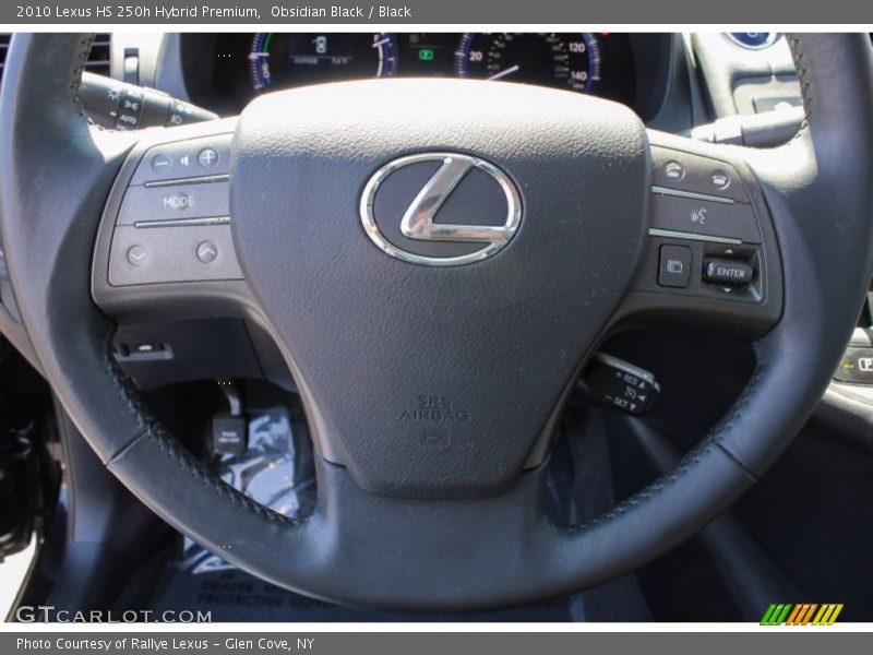 Obsidian Black / Black 2010 Lexus HS 250h Hybrid Premium