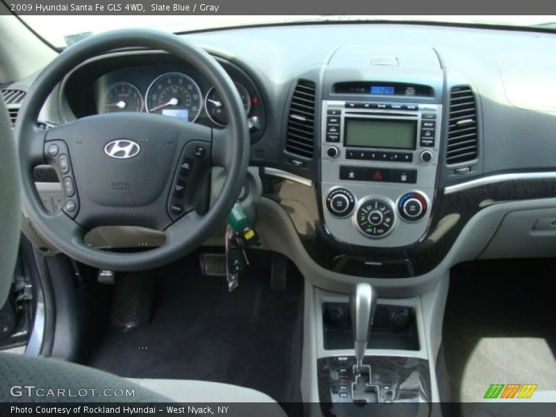 Slate Blue / Gray 2009 Hyundai Santa Fe GLS 4WD