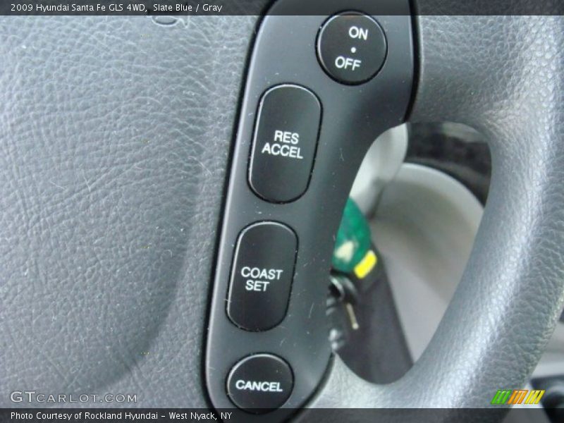 Slate Blue / Gray 2009 Hyundai Santa Fe GLS 4WD