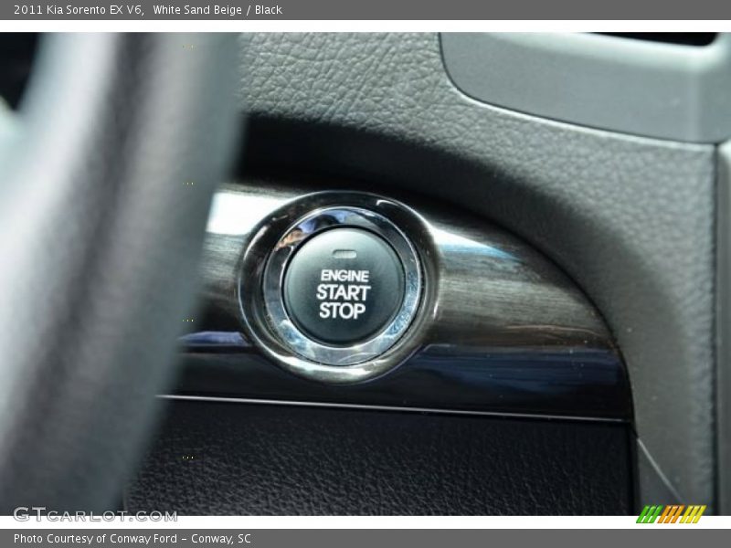 White Sand Beige / Black 2011 Kia Sorento EX V6
